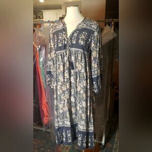 R. Vivimos 90's Style Cottagecore Vintage Cotton Frock